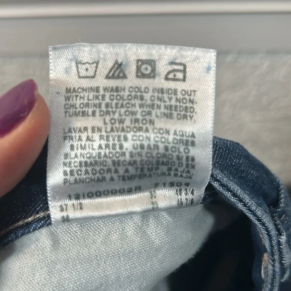 NWOT Lee Riders Women's 16 Petite Denim Blue Jeans Straight Leg Classic - Picture 6 of 9